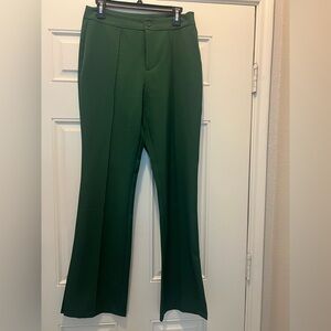 Sincerely Jules Juniors Bootcut Hippie Flare Kelly Green Pants Sz L NWOT